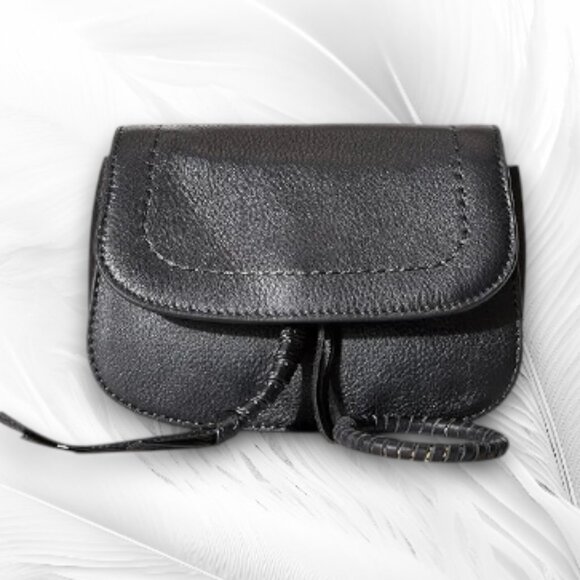 Alexander Wang Black Pebbled Leather Marti Mini Crossbody Bag - Picture 1 of 9